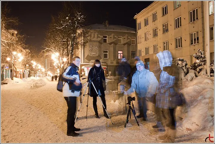 Naktinio miesto fotografija 2010-12-21