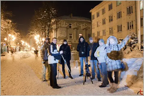 Naktinio miesto fotografija 2010-12-21