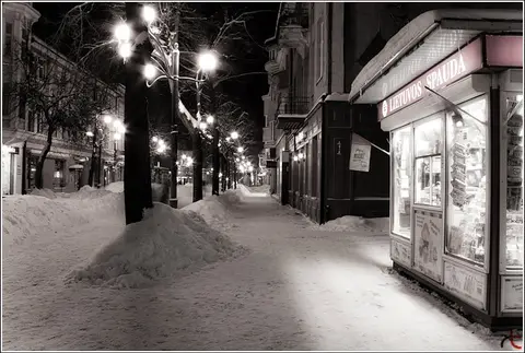 Naktinio miesto fotografija 2010-12-21