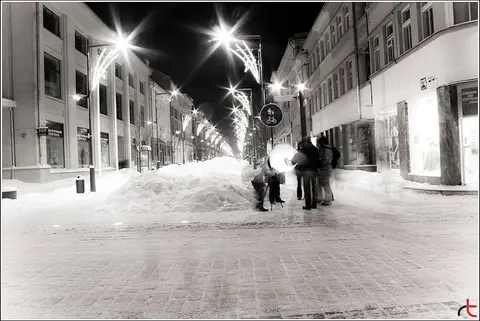 Naktinio miesto fotografija 2010-12-21