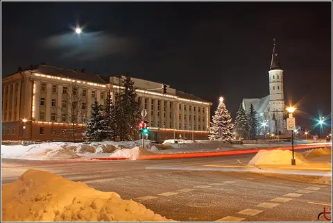 Naktinio miesto fotografija 2010-12-21