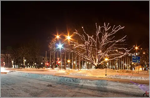 Naktinio miesto fotografija 2010-12-21