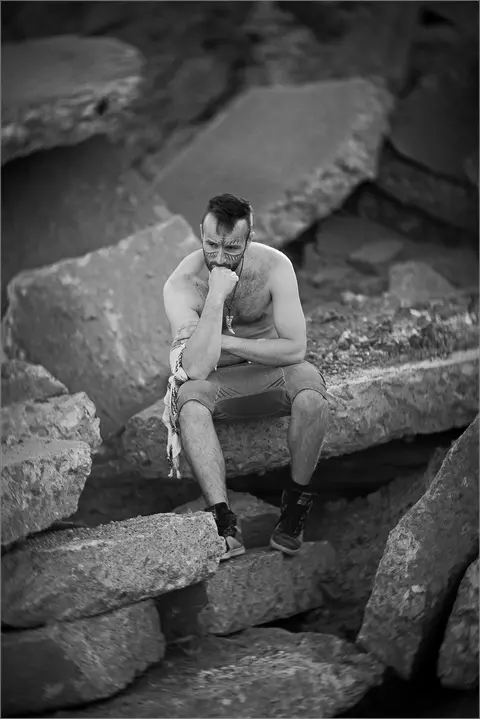 susimąstęs Fotografas Andrius Mačiūnas